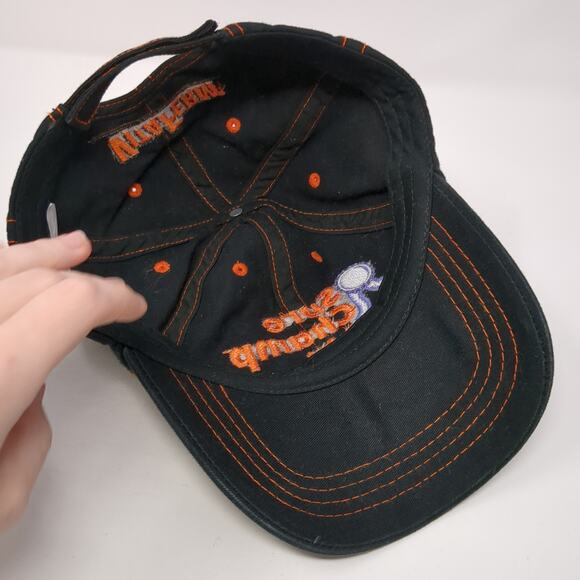 Sure Champ Vita Ferm Strapback Baseball Cap Black OS Adjustable George Andrie - Picture 7 of 9